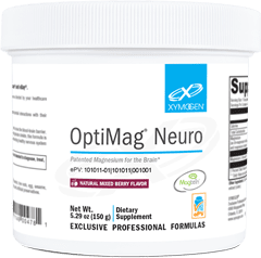 A container of optimag neuro is shown.
